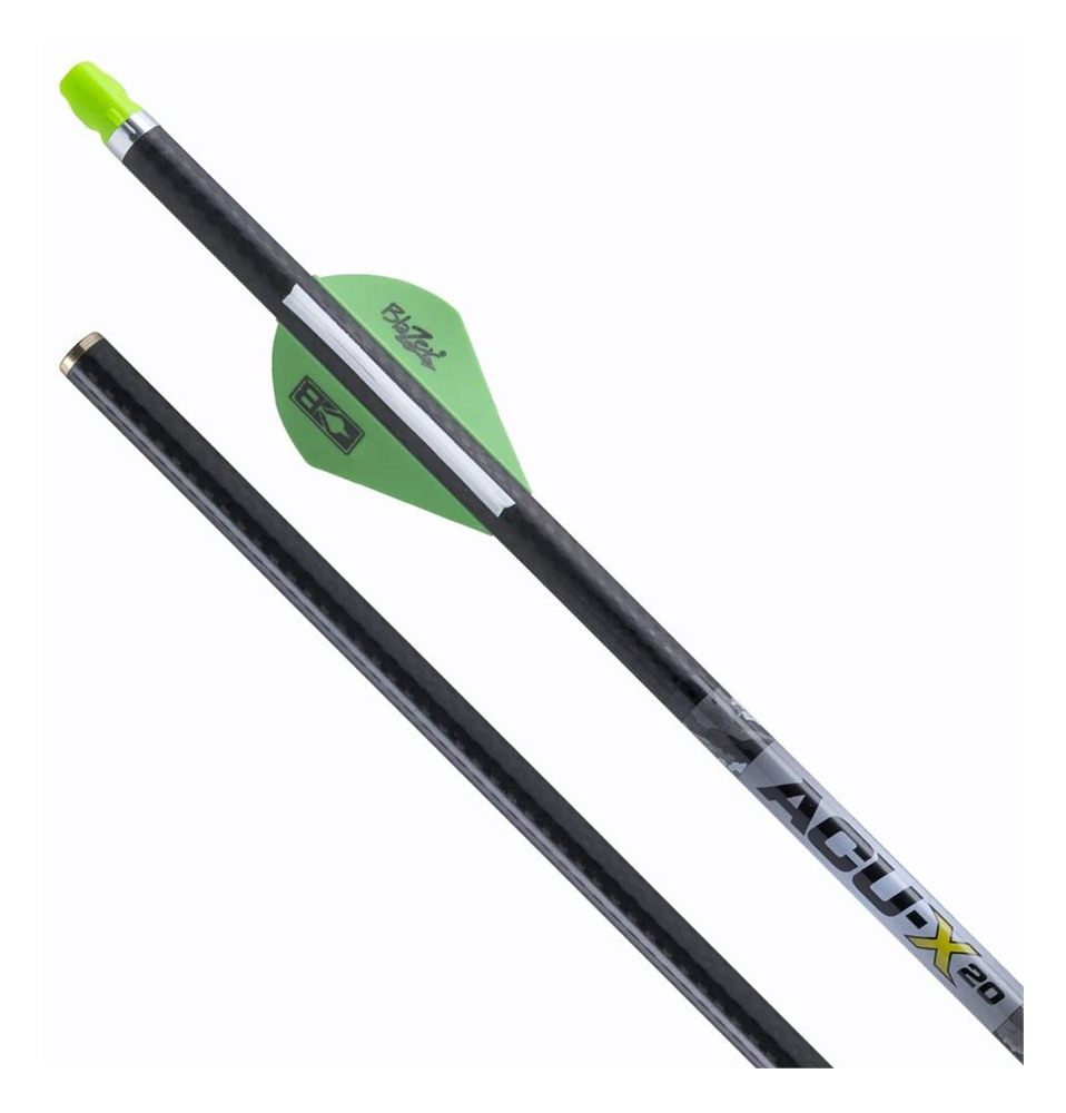 TEN Point ACU-X Premium Carbon Arrows for Rail-Less Draw 20in .001in 6/ct view 3