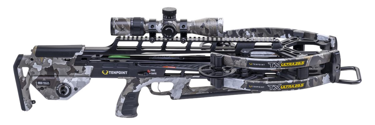 Ten Point TX Ultra 29.5 Crossbow ACUslide Maxx Vektra Camo with EVO-X Elite