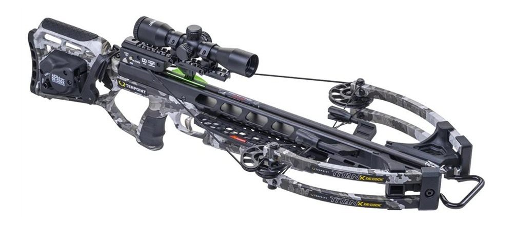 Ten Point Titan X De-Cock Crossbow ACUdraw Pro-View 400 Scope Vektra