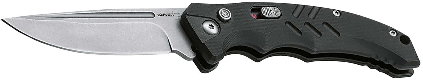 Boker USA 01BO482 Intention II Folding Drop Point Plain D2 Steel Blade Blac