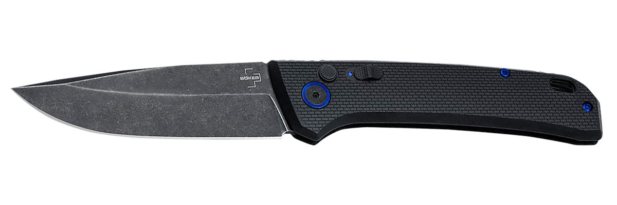 Boker USA 01BO921 Frnd 3.35in Plain D2 Steel Blade Grivory Handle