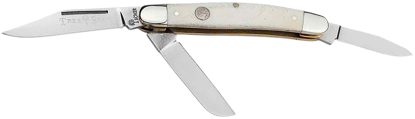 Boker USA 110854 Stockman Traditional Medium Clip Point/Sheepsfoot/Spey Pla