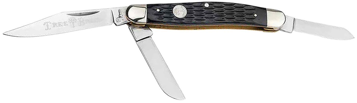 Boker USA 110856 Stockman Traditional Large Clip Point/Sheepsfoot/Spey Plai