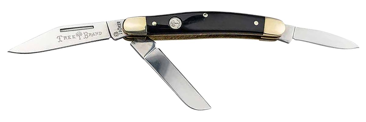 Boker USA 110857 Stockman Traditional Large Clip Point/Sheepsfoot/Spey Plai