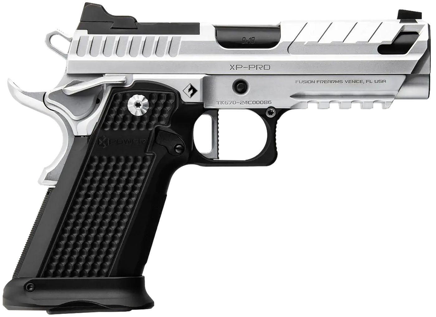 Fusion Firearms XP Pro 9 Handgun 9mm Luger 17rd magazines(2) 4'' Barrel RMR