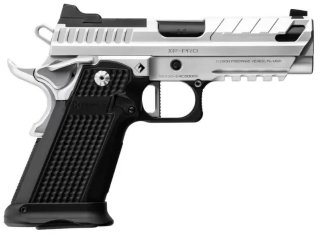 Fusion Firearms XP PRO 9MM 4in 10RD Chrome OR RMR Plate/GLOCK Mags
