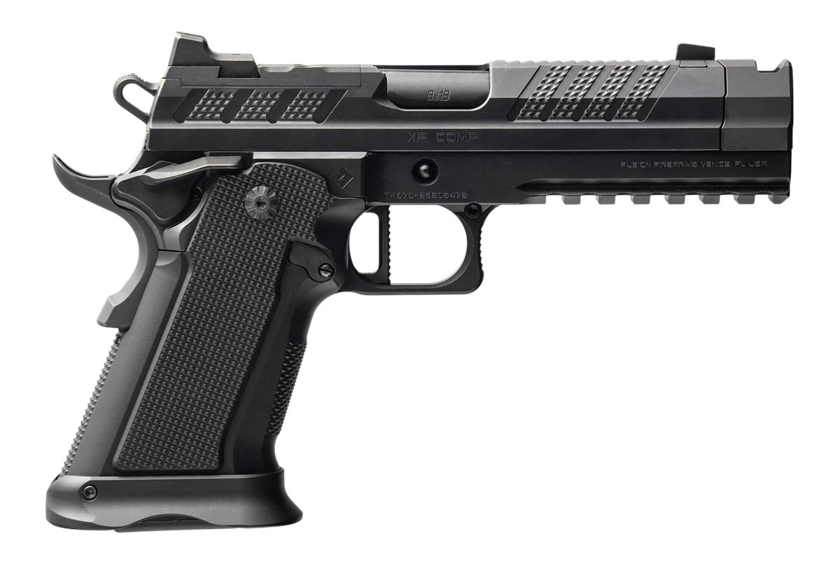 Fusion Firearms XP Comp Black Handgun 9mm Luger 17rd Magazines(2) 4.6in Bar
