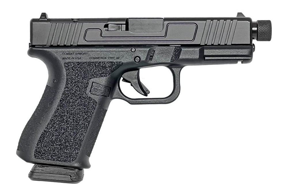 Combat Armory CA19 OR Handgun 9mm Luger 10rd Magazine 4.49in Threaded Barre view 3