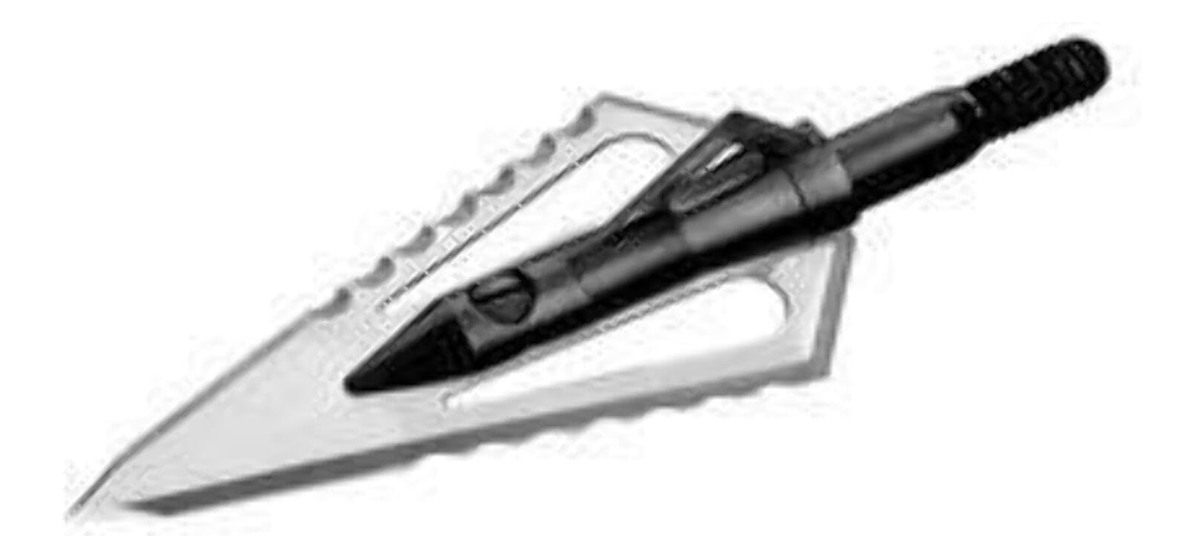Magnus Stinger Buzzcut 4 Blade Arrow Broadhead (Pack of 3), 125-Grain