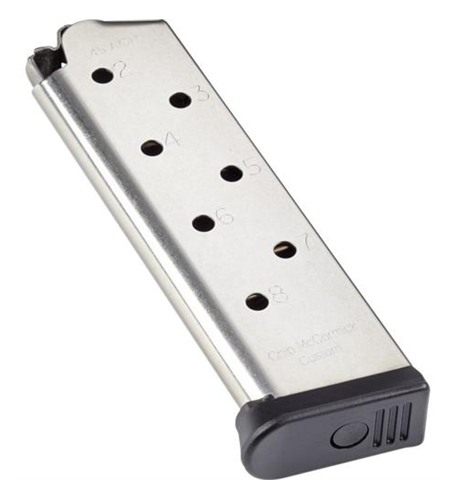 C Products Chip McCormick Railed Power Handgun Magazine (RPM) Stainless .45