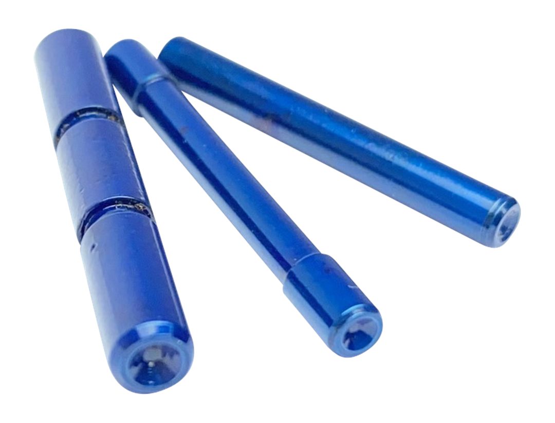 Cross Armory CRGPSBL 3 Pin Set Dimpled Compatible w/Glock Gen1-3 Blue Steel