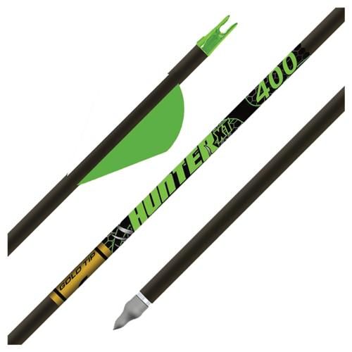 Gold Tip Arrow Hunter XT 400 2in Raptor Vanes 1/2DOZ view 2
