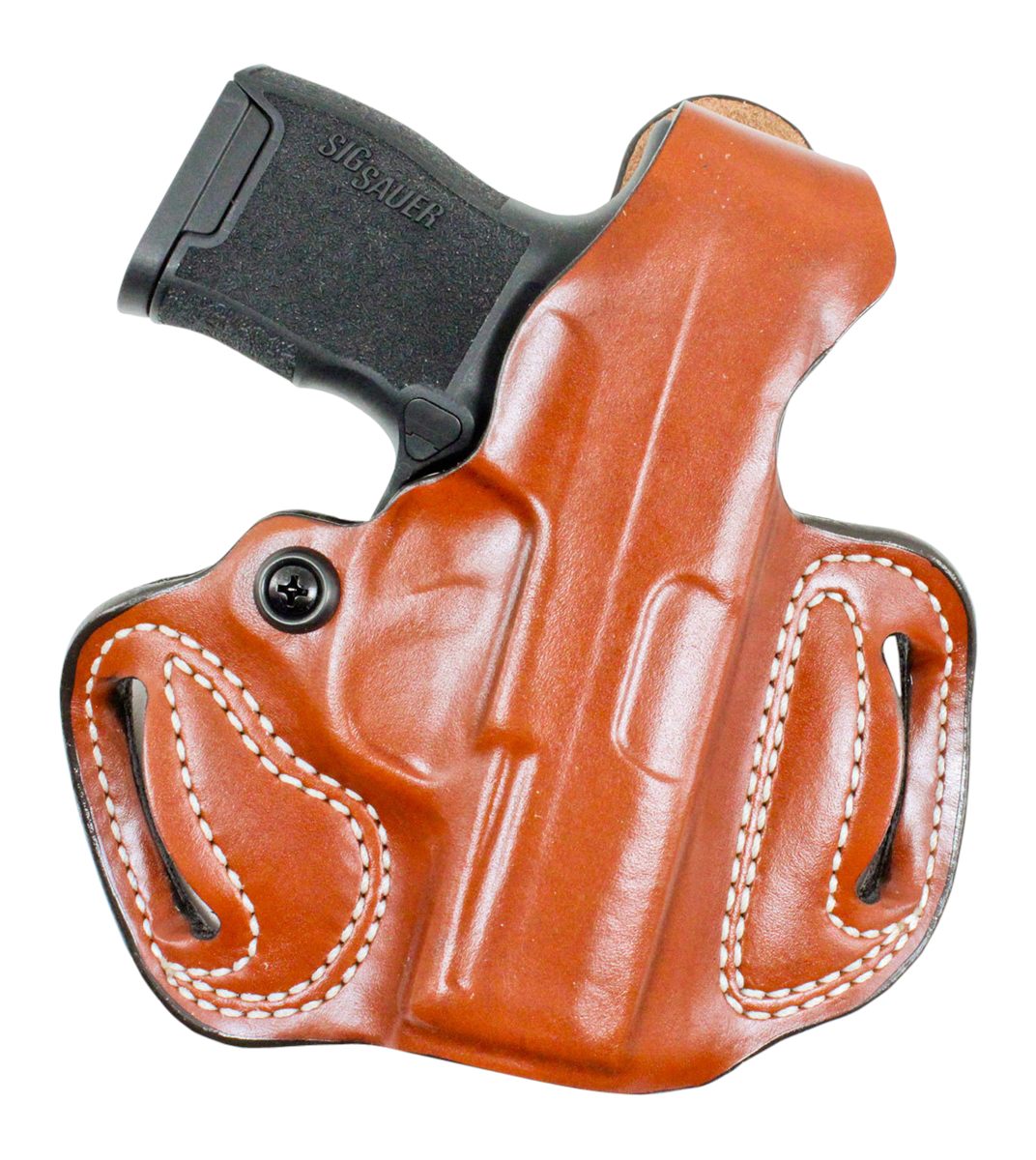 Desantis Gunhide 085TAE1Z0 Thumb Break Mini Slide OWB Tan Leather Belt Loop