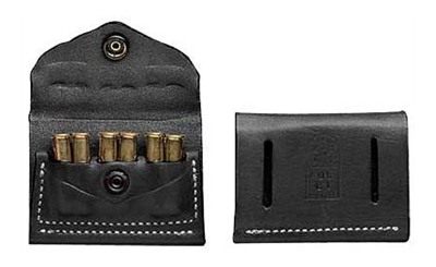 Desantis Leather Goods 2x2x2 Cartridge Pouch for Most .38/.357 Cal Black Am