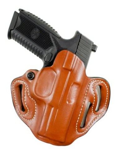 Desantis Leather Goods 002 Speed Scabbard OWB Holster for Colt 1911 5in Tan