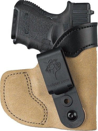 DeSantis Gunhide Pocket TUK Holstr RH IWB/Pocket Lther J Suede view 2