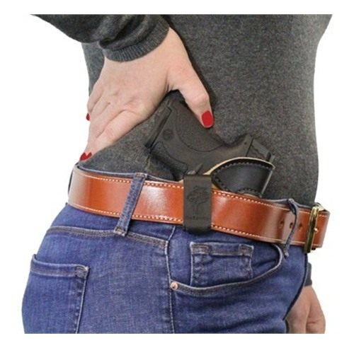 DeSantis Gunhide Pocket TUK Holstr RH IWB/Pocket Lther J Suede view 3