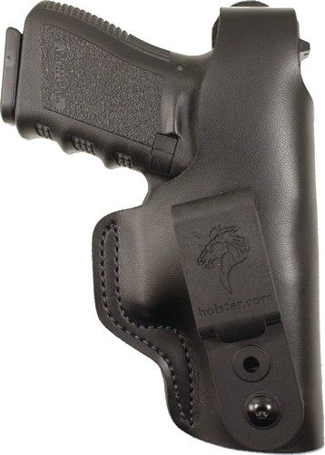 DeSantis Gunhide 033BAB6Z0 Dual Carry II IWB/OWB Black Leather Belt Clip Co view 3