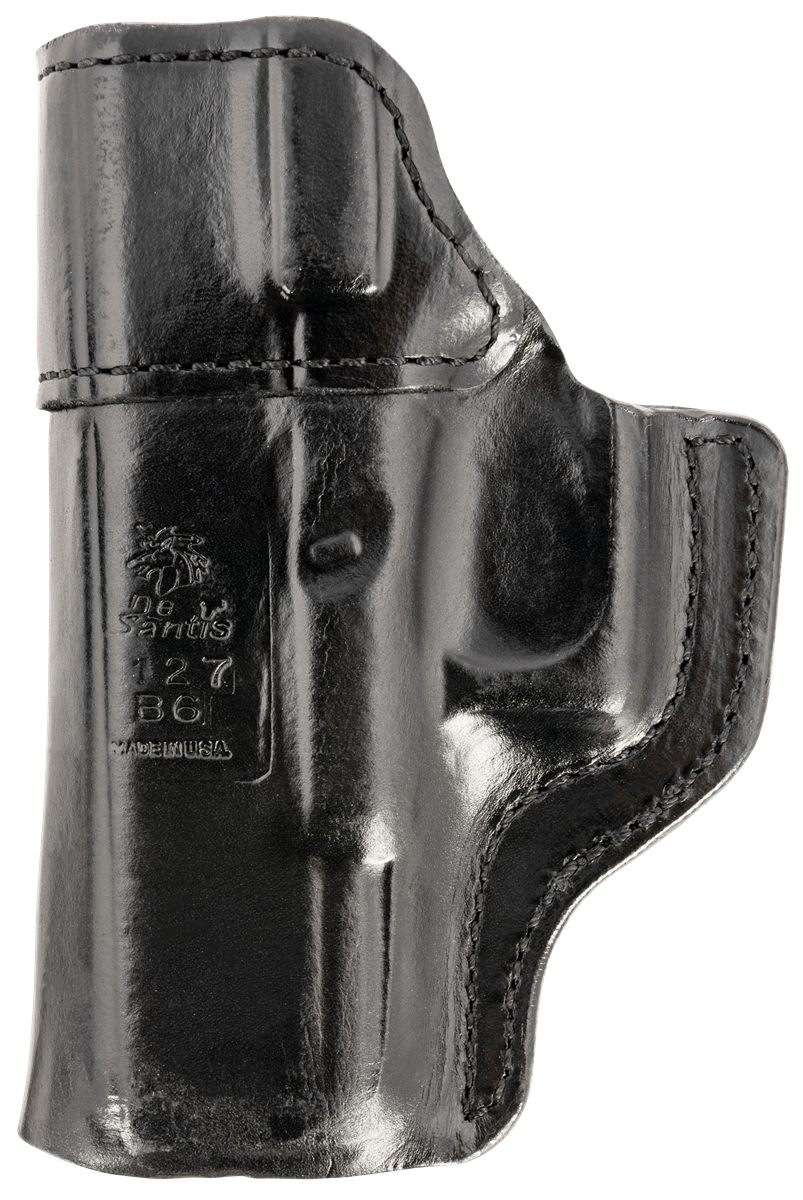 Desantis Gunhide 127BAB6Z0 Inside Heat IWB Black Leather Belt Clip Fits Glo