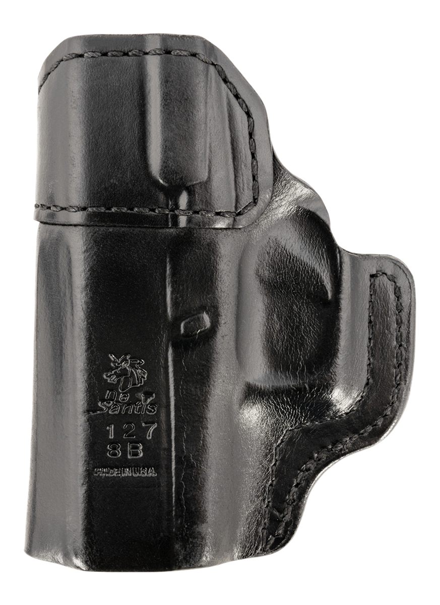 DeSantis Gunhide 127BA8BZ0 Inside Heat IWB Black Leather Belt Clip Fits Glo