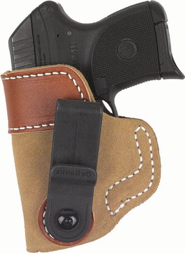 DeSantis Gunhide 106NA8JZ0 Sof-Tuck IWB Tan Leather/Suede Belt Clip Fits Si view 2