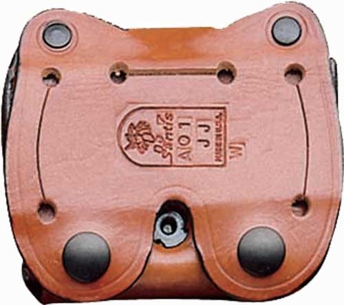 DESANTIS DOUBLE MAG POUCH OWB LEATHER SIG P365 TAN view 2