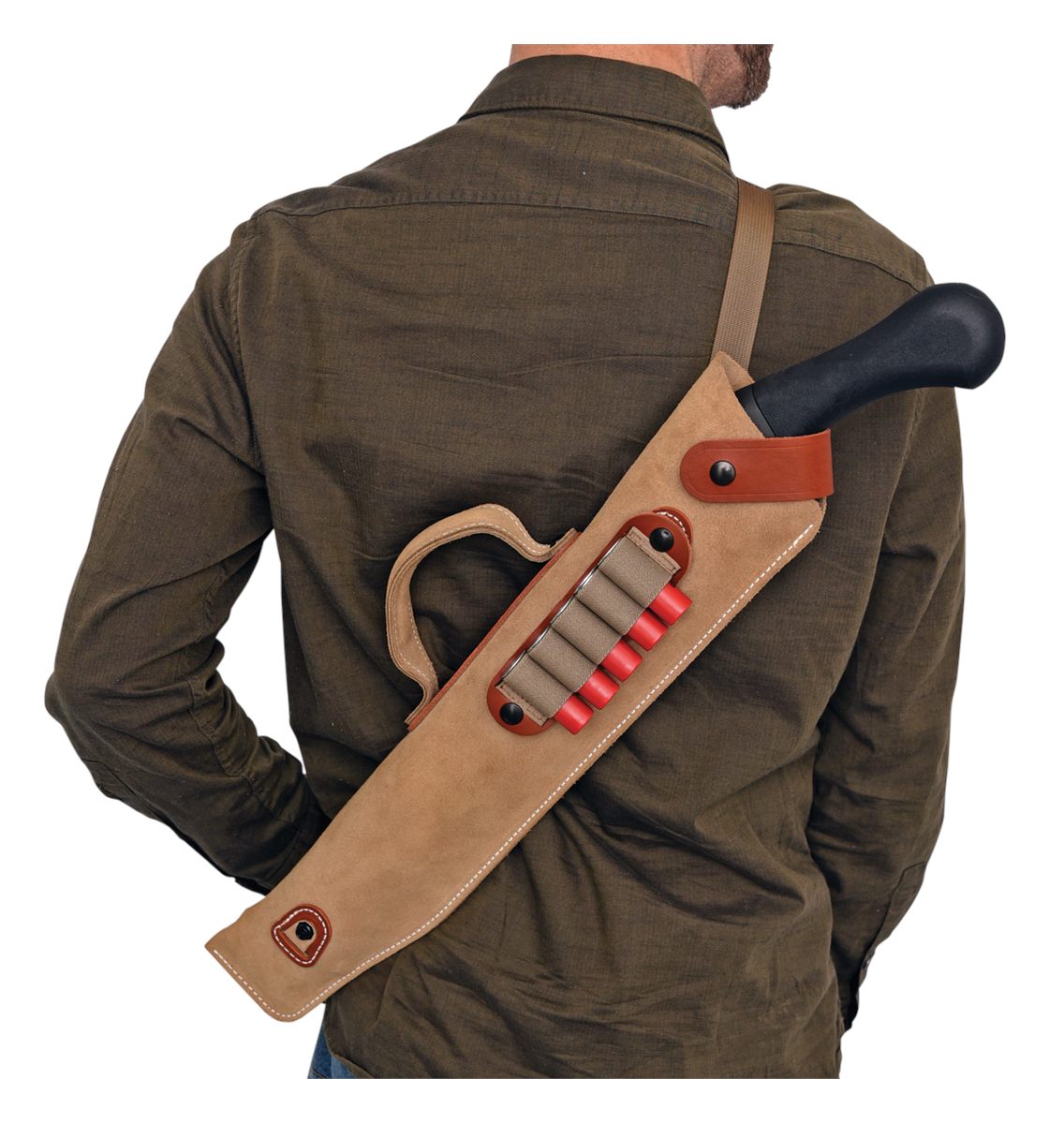 Desantis Gunhide A88NJG1Z0 Kurz Shotgun Scabbard Natural Leather 14in