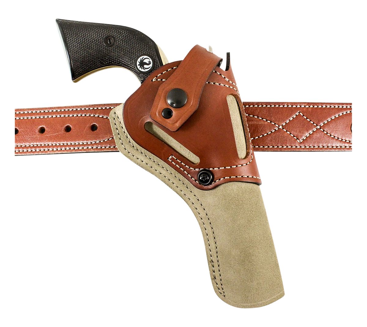 Desantis Gunhide 189NJ3UZ0 Wild Hog OWB Natural Leather Belt Fits Heritage