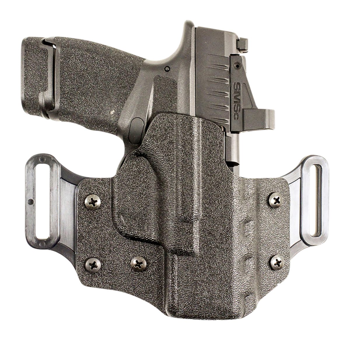 Desantis Gunhide 195KA0XZ0 Veiled Partner OWB Black Kydex Belt Slide Fits S