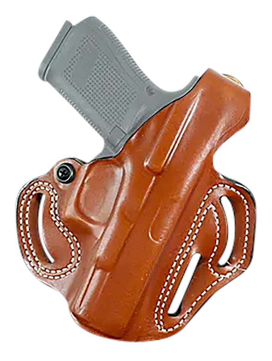 Desantis Gunhide 001TA0XZ0 Thumb Break Scabbard OWB Tan Leather Belt Slide