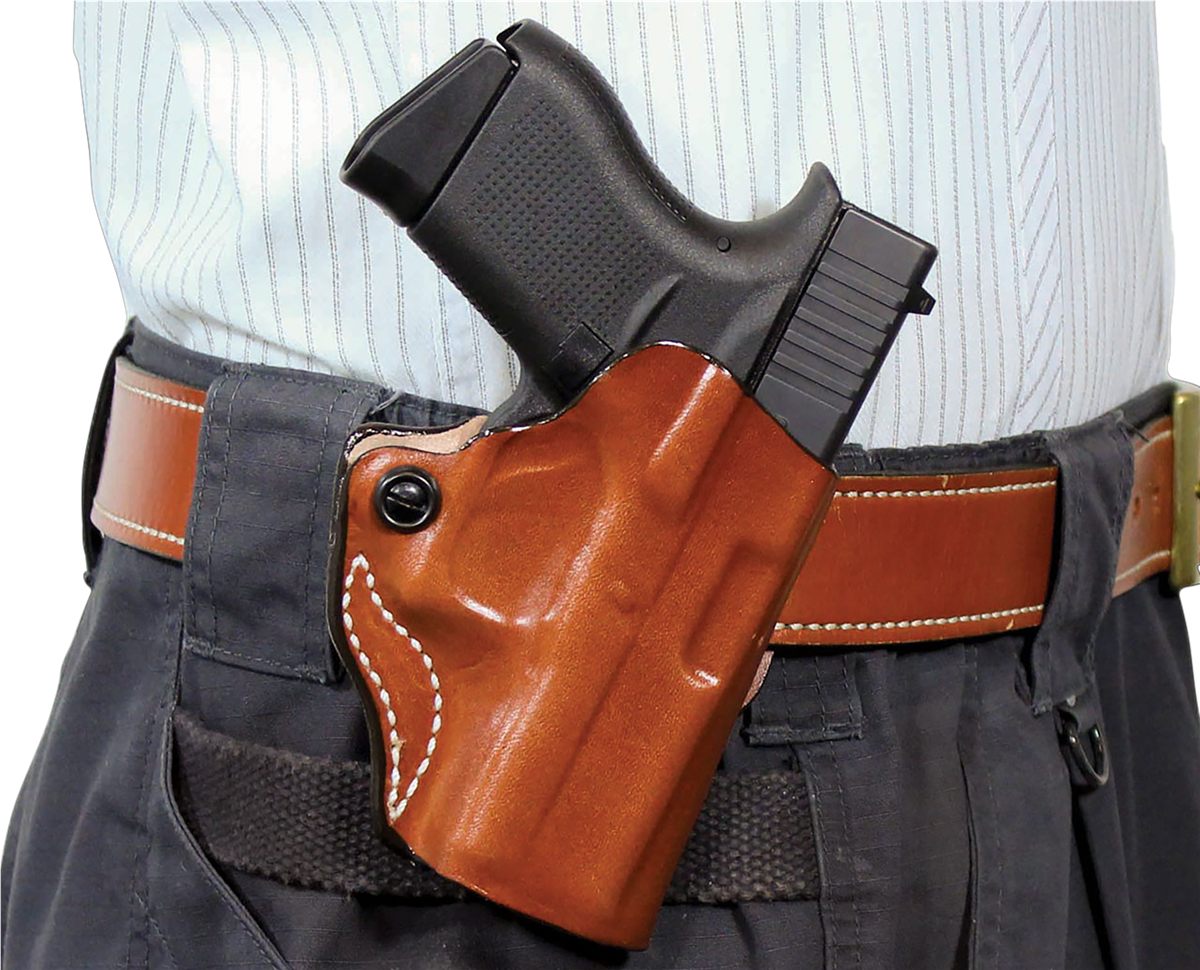 Desantis Gunhide 019TA9YZ0 Mini Scabbard OWB Tan Sig Sauer P365 w/Red Dot R