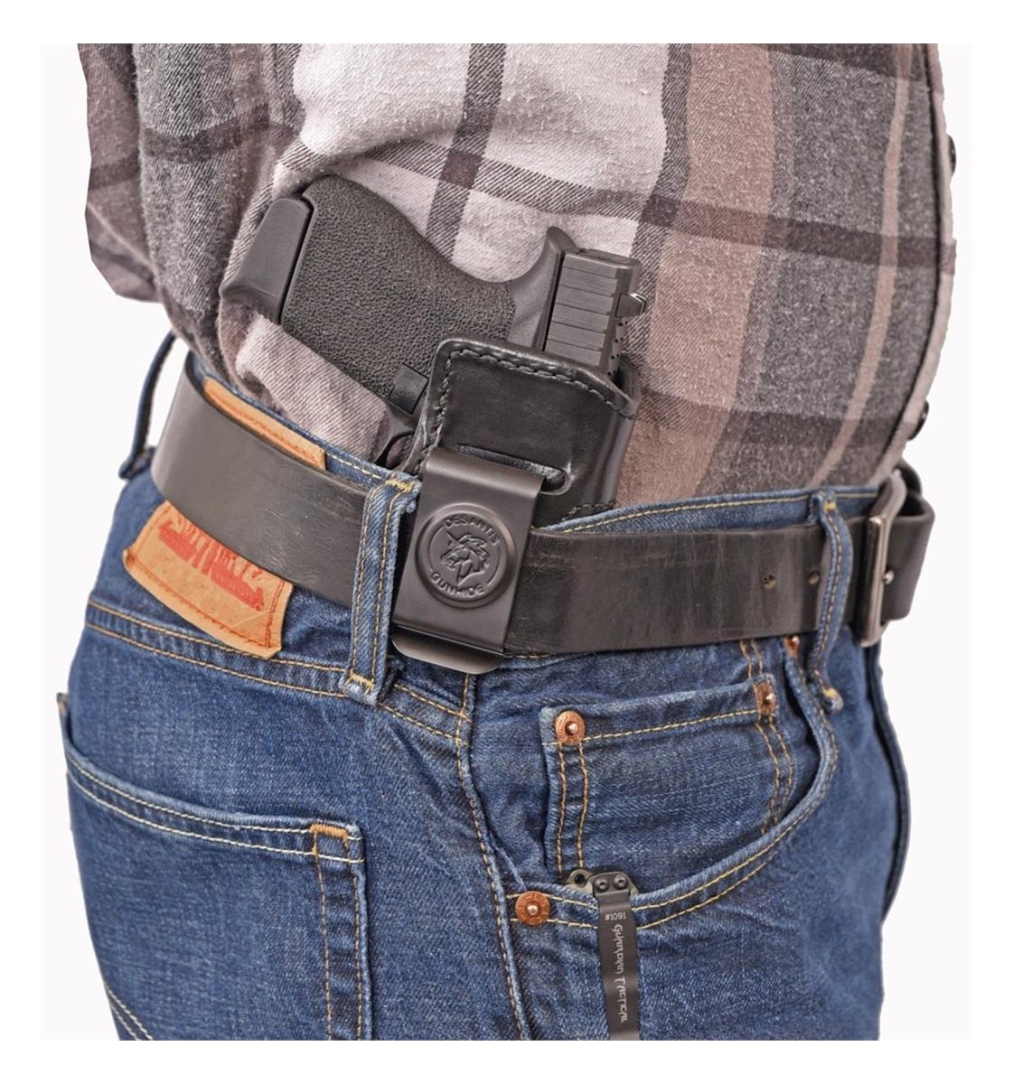 Desantis Leather Goods 127 Inside Heat BLK RH Holster S W Bodyguard 2.0