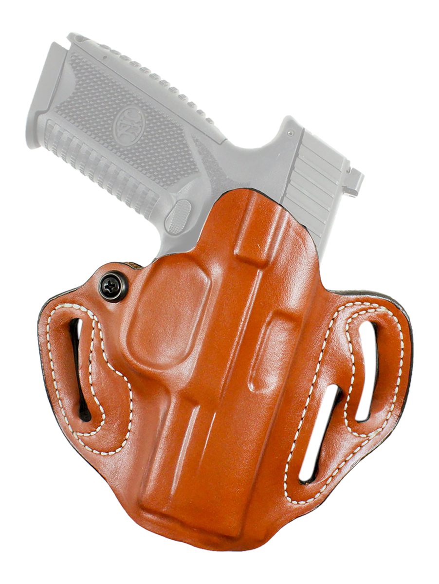 Desantis Gunhide 002TAA09Z0 Speed Scabbard OWB Tan Leather Fits S W Shield