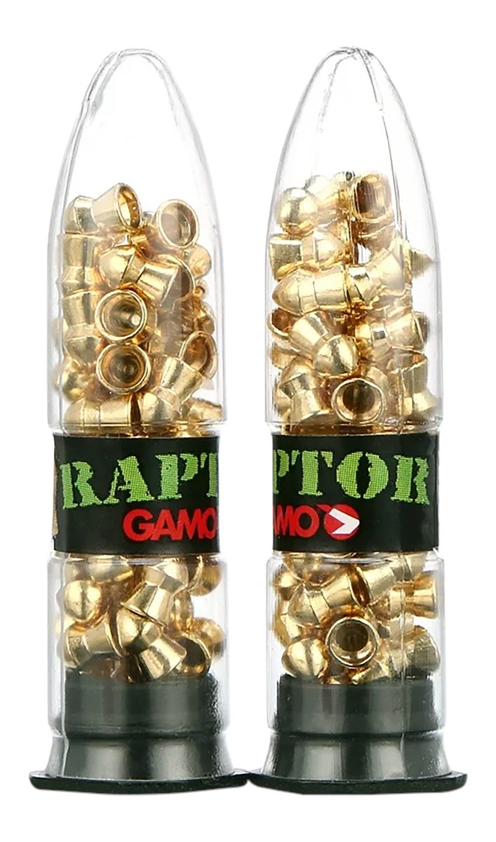 Gamo 632264554 PBA Raptor 22 Non Lead Alloy Semi Pointed 50/Pack