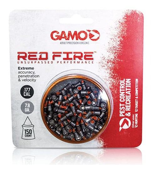 Gamo USA 6322701C54 Red Fire 177 Lead Jacketed Polymer Tip 150/Tin view 3