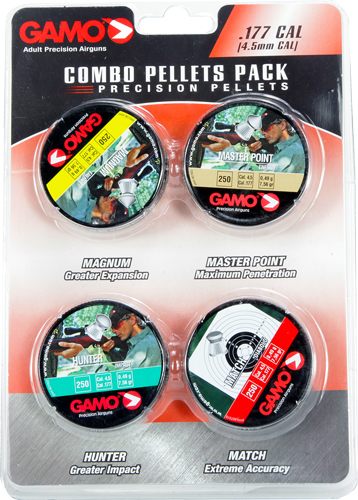 Gamo Combo Assort 177 CAL. Match Hunter MAG MP Pellet