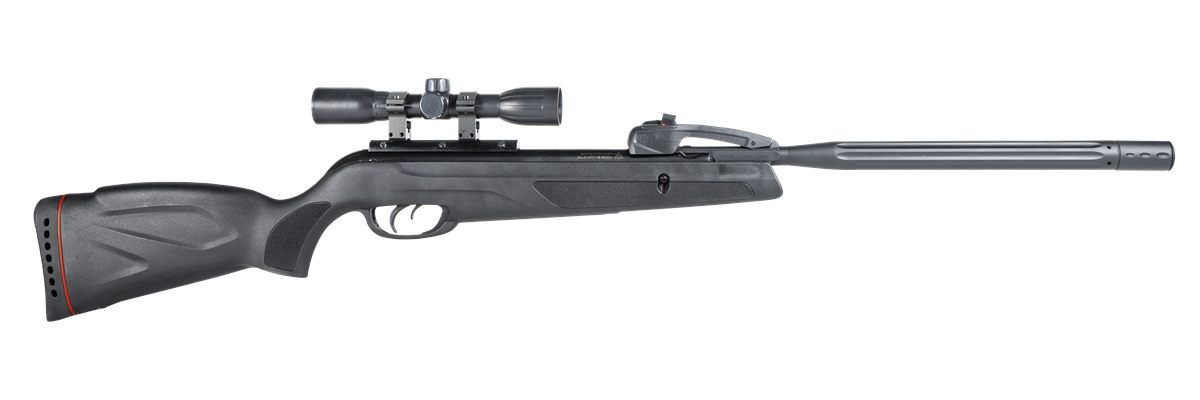 Gamo 6110068754 Swarm Whisper Gas Piston 177 10 Shot Fluted Polymer Jackete