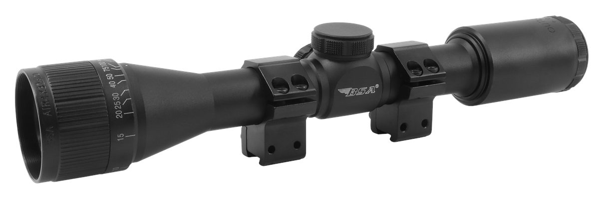 BSA Outlook Air Rifle Scope, 4X Magnification 32mm Objective, Model Name: S