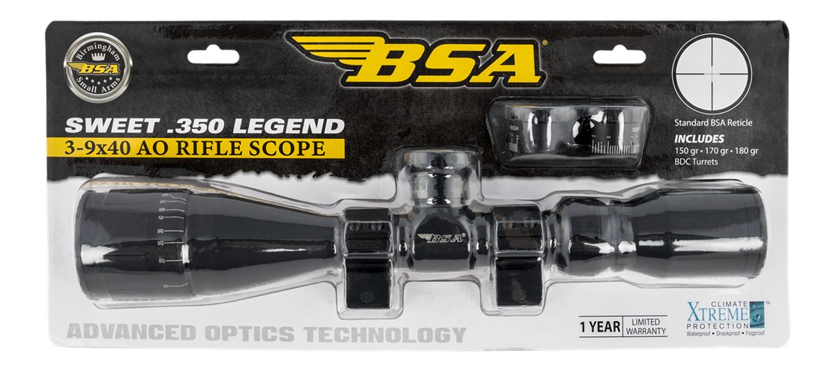 BSA Optics Sweet 350 Legend AO, Black