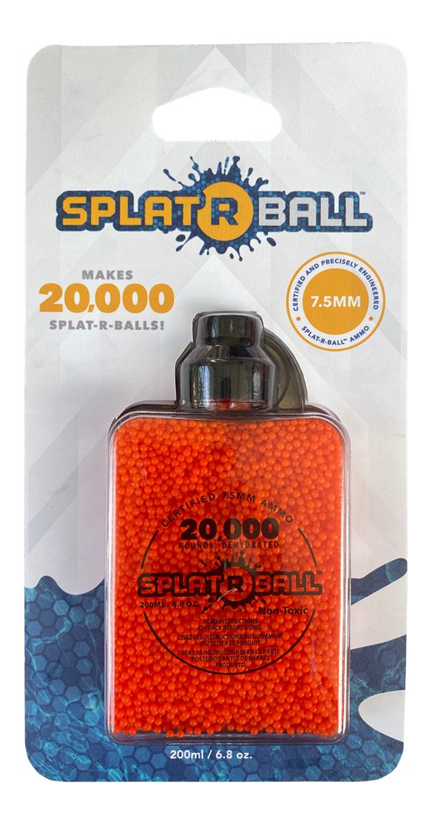 Splat R Ball 950022 Water Beads 7.5mm Polymer/ 20,000 Per Bottle