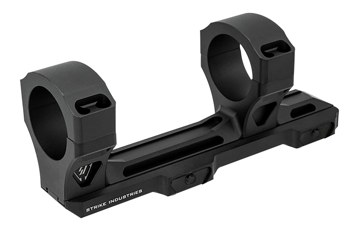 Strike Industries Adjustable Scope Mount/Ring Combo Black Anodized