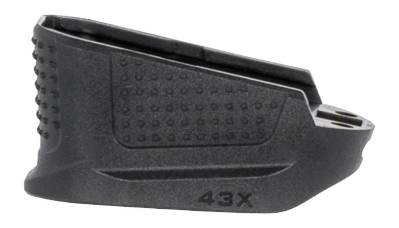 Strike Industries EMPG43XBK Enhanced Magazine Plate made of Polymer with Bl
