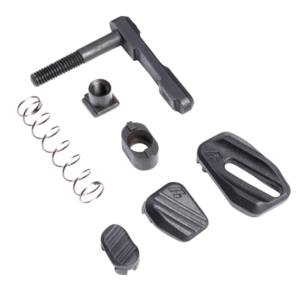 Strike Industries ARMMR Modular Magazine Release made of Steel with Polymer