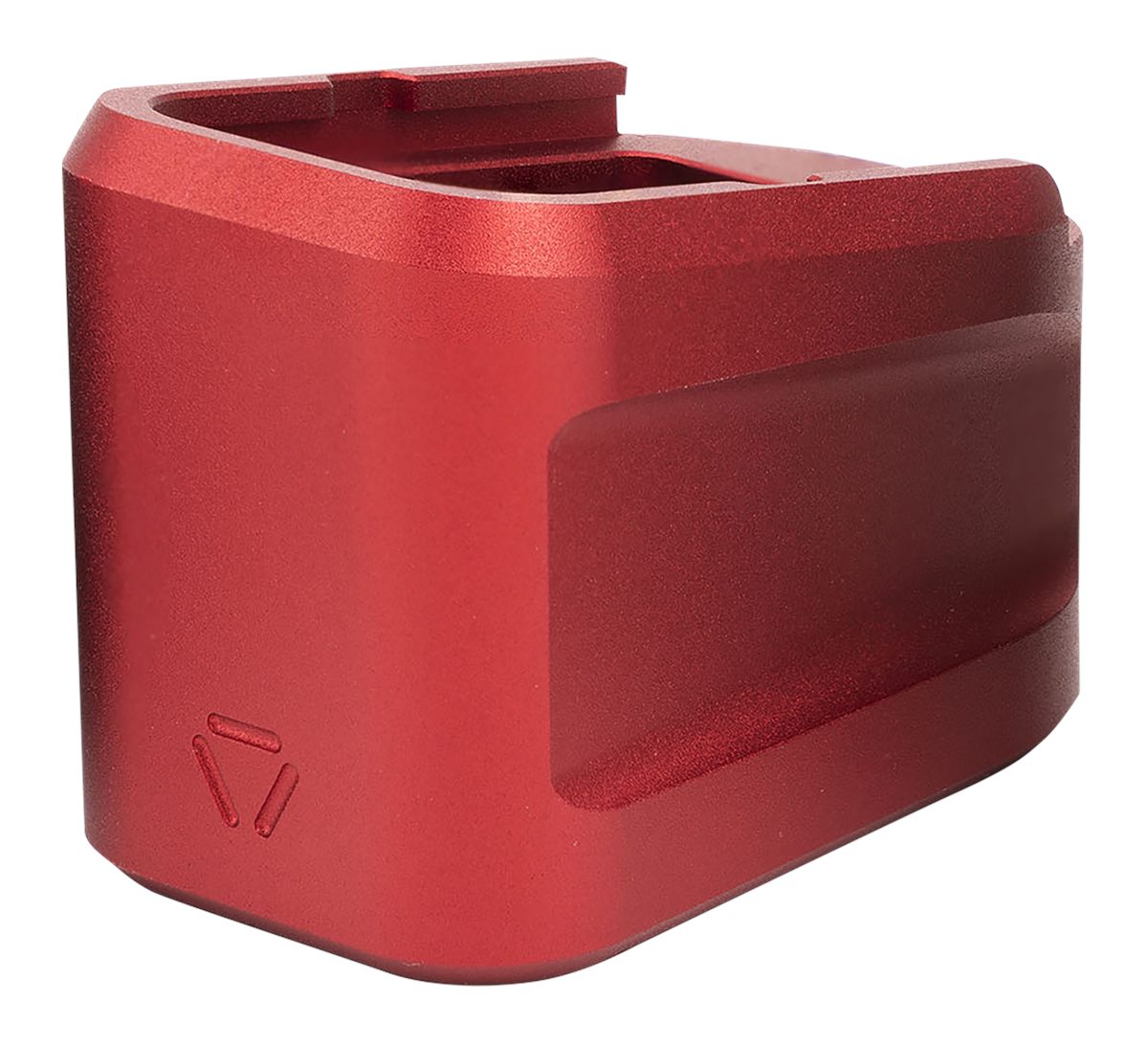 Strike Industries EMPALG19RED Extended Mag Plate Fits Glock G19 Red 6061 T