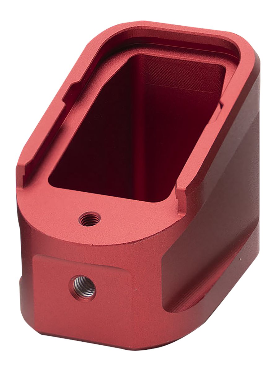 Strike Industries EMPALG17RED Extended Mag Plate Fits Glock G17 G22 Red 606