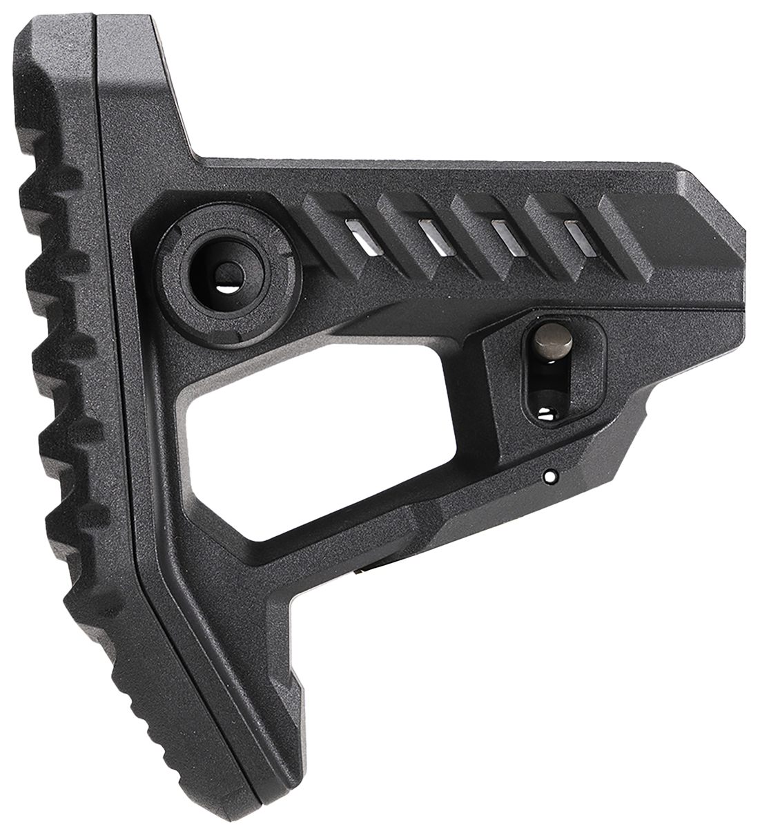 Strike Industries Pit Stock Black Polymer 3.87in OAL