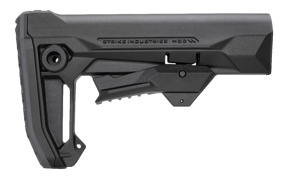 Strike Industries MOD2 Rifle Stock Black Polymer Compatible w/ AR Style Buf