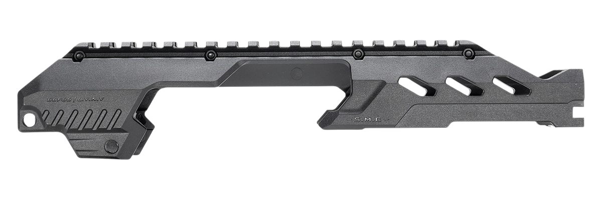 Strike Industries SMCCP320TRAIL Charlie Top Rail Black Steel Compatible w/