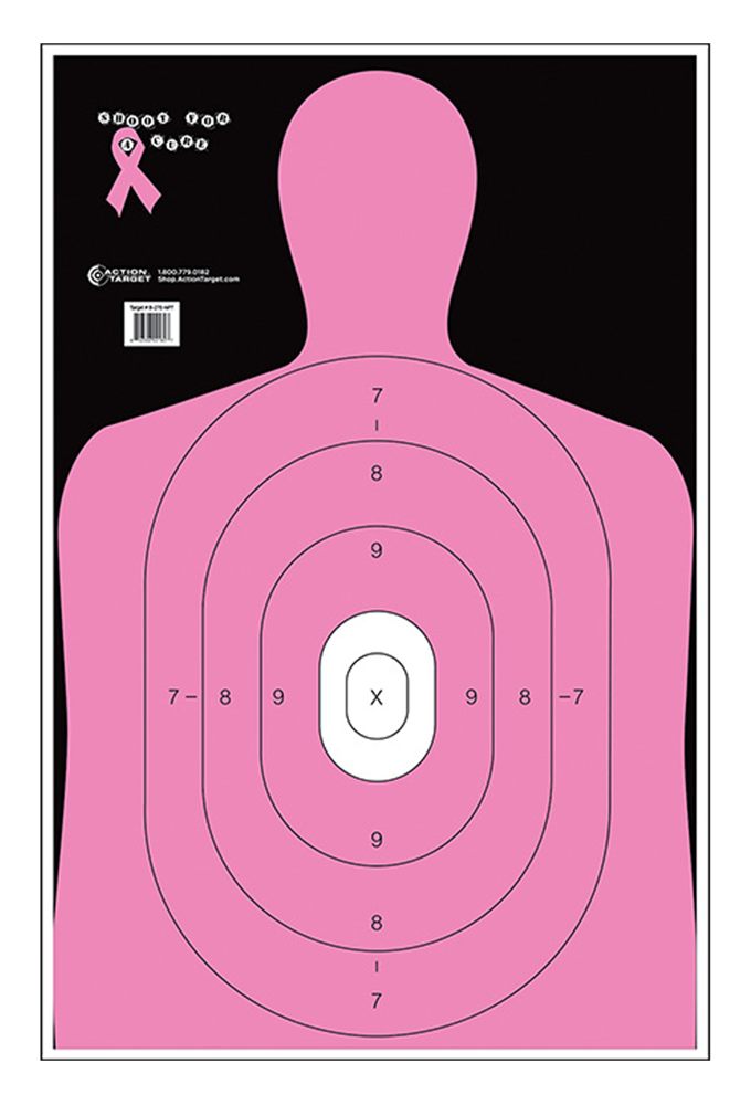 Action Target B27ENPT100 Qualification Shoot for the Cure Silhouette Paper