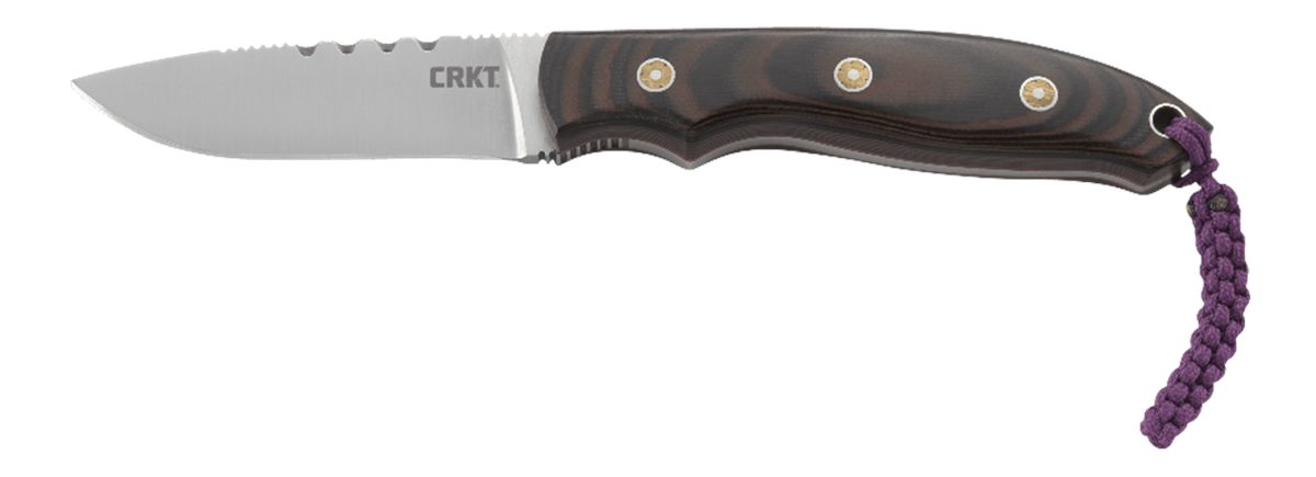 Crkt 2861 Hunt'n Fisch 2.99in Fixed Plain Satin 9 Cr18 MoV SS Blade/Multi-C